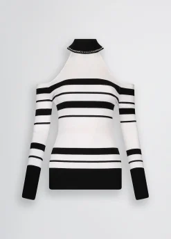 Liu Jo Jersey de con tachuelas-Mujer Cárdigans Y Jerséis