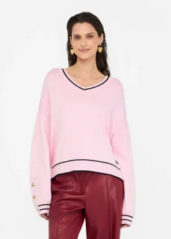 Liu Jo Jersey en mezcla de seda-Mujer Ropa Deportiva|Cárdigans Y Jerséis