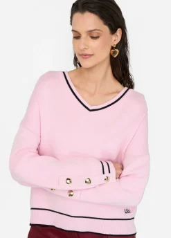 Liu Jo Jersey en mezcla de seda-Mujer Ropa Deportiva|Cárdigans Y Jerséis