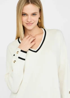 Liu Jo Jersey en mezcla de seda-Mujer Ropa Deportiva|Cárdigans Y Jerséis