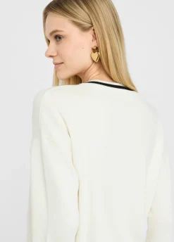 Liu Jo Jersey en mezcla de seda-Mujer Ropa Deportiva|Cárdigans Y Jerséis