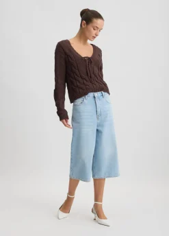 Liu Jo Jersey trenzado-Mujer Cárdigans Y Jerséis