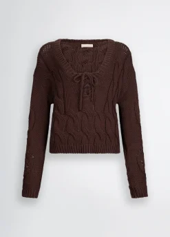 Liu Jo Jersey trenzado-Mujer Cárdigans Y Jerséis