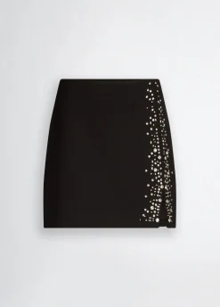 Liu Jo Minifalda con bordado de joyas-Mujer Faldas