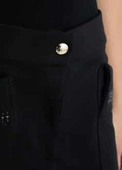 Liu Jo Minifalda de felpa con strass-Mujer Faldas