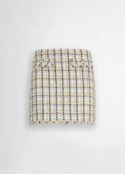 Liu Jo Minifalda de tejido bouclé-Mujer Faldas