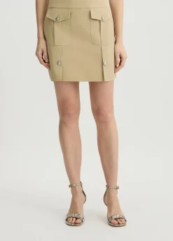 Liu Jo Minifalda en mezcla de algodón-Mujer Faldas|Tailleur
