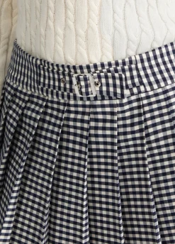 Liu Jo Minifalda plisada a cuadros-Mujer Faldas|Tailleur