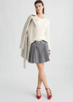 Liu Jo Minifalda plisada a cuadros-Mujer Faldas|Tailleur