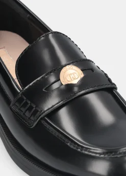 Liu Jo Mocasines de piel con abrasiones-Mujer Mocasines