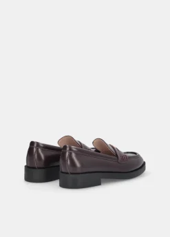 Liu Jo Mocasines de piel con abrasiones-Mujer Mocasines