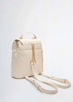 Liu Jo Mochila acolchada color crema-Mujer Mochilas