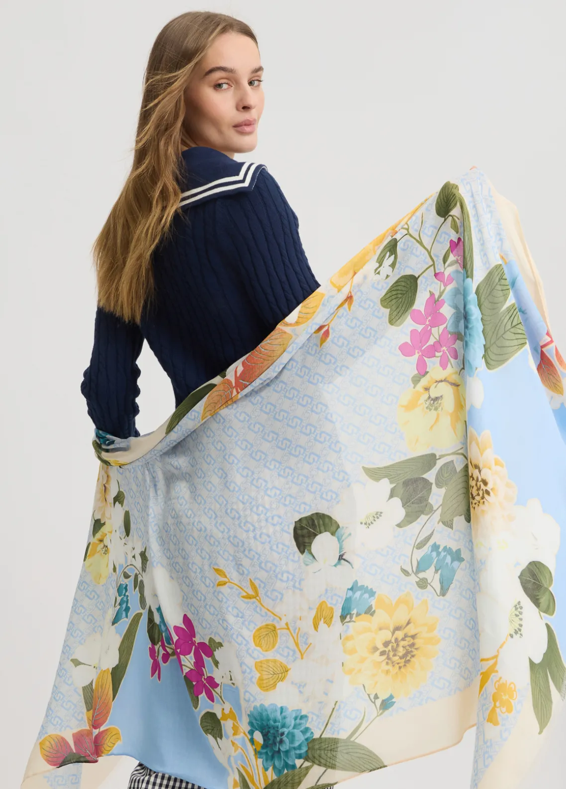 Liu Jo Mono con estampado floral-Mujer Bufandas Y Pañuelos