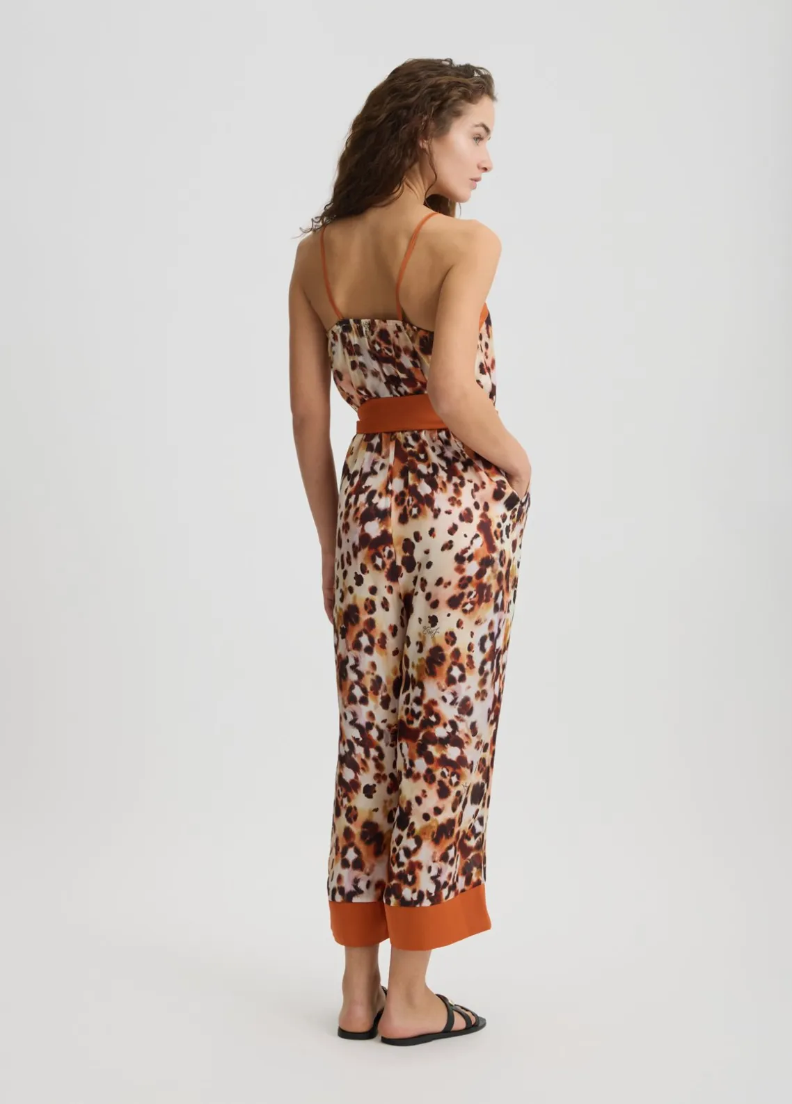 Liu Jo Mono de raso estampado-Mujer Moda Baño|Vestidos