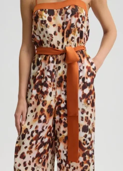 Liu Jo Mono de raso estampado-Mujer Moda Baño|Vestidos
