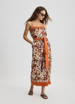 Liu Jo Mono de raso estampado-Mujer Moda Baño|Vestidos