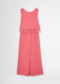 Liu Jo Mono elegante con plumas- Vestidos Y Enterizos