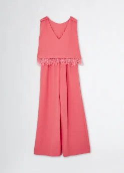 Liu Jo Mono elegante con plumas- Vestidos Y Enterizos