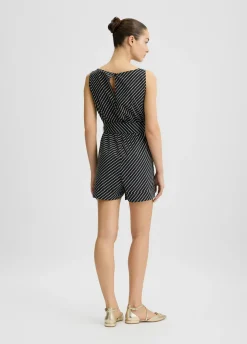 Liu Jo Mono Better de algodón a rayas-Mujer Moda Baño|Vestidos