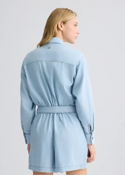 Liu Jo Mono vaquero de raya diplomática-Mujer Vestidos