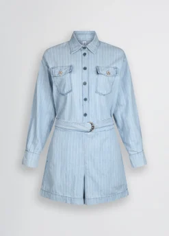 Liu Jo Mono vaquero de raya diplomática-Mujer Vestidos