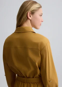 Liu Jo Mono worker color mostaza-Mujer Vestidos