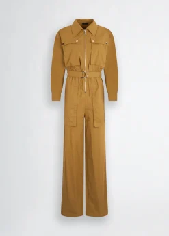 Liu Jo Mono worker color mostaza-Mujer Vestidos