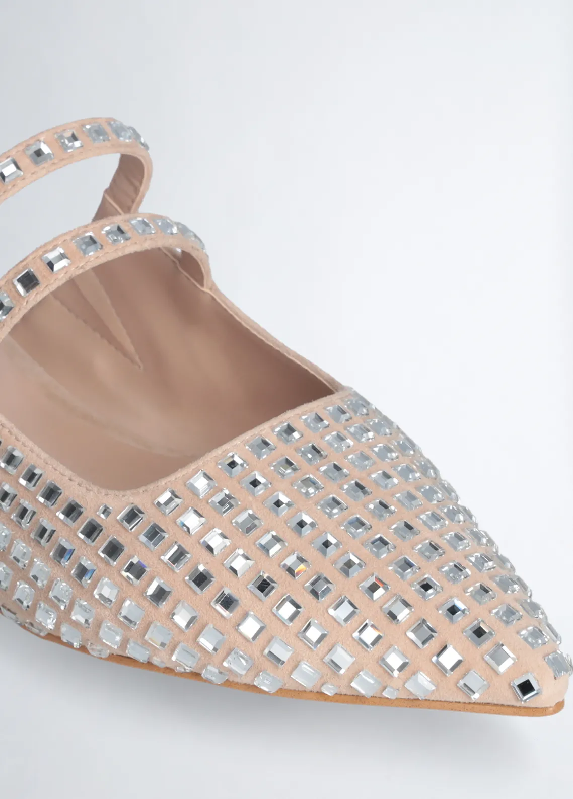 Liu Jo Mules con strass-Mujer Mocasines
