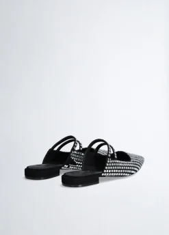 Liu Jo Mules con strass-Mujer Mocasines