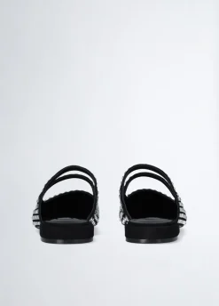 Liu Jo Mules con strass-Mujer Mocasines