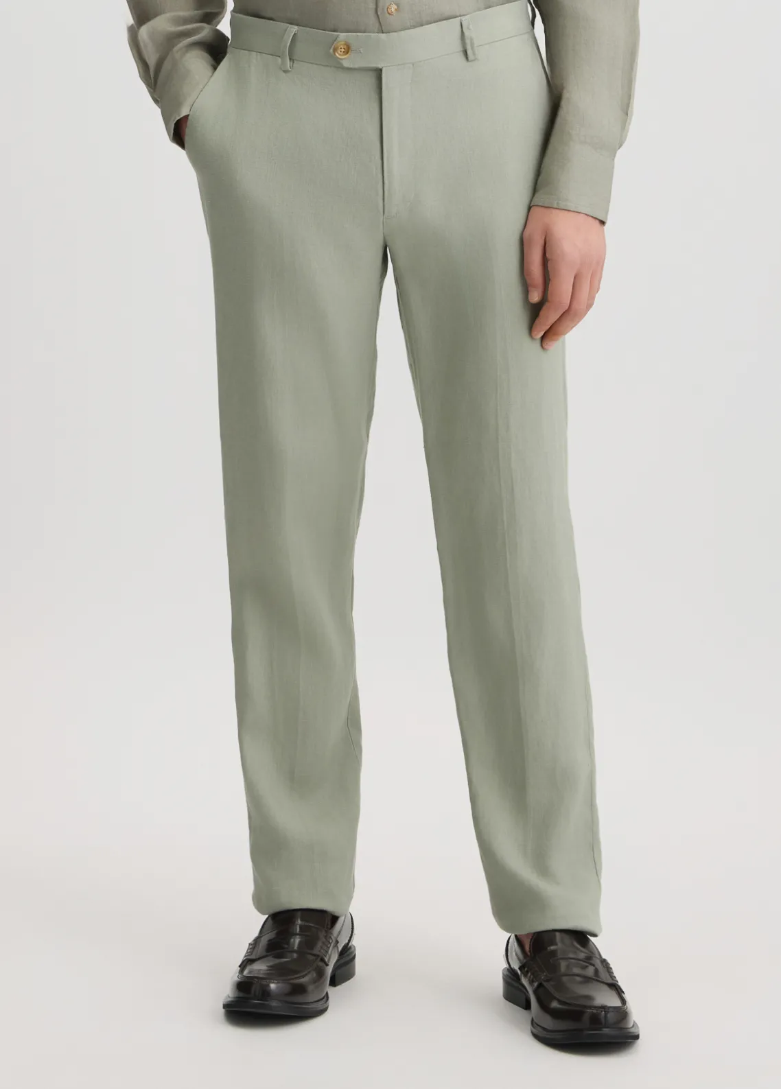 Liu Jo Pantalón 100% lino-Hombre Pantalones