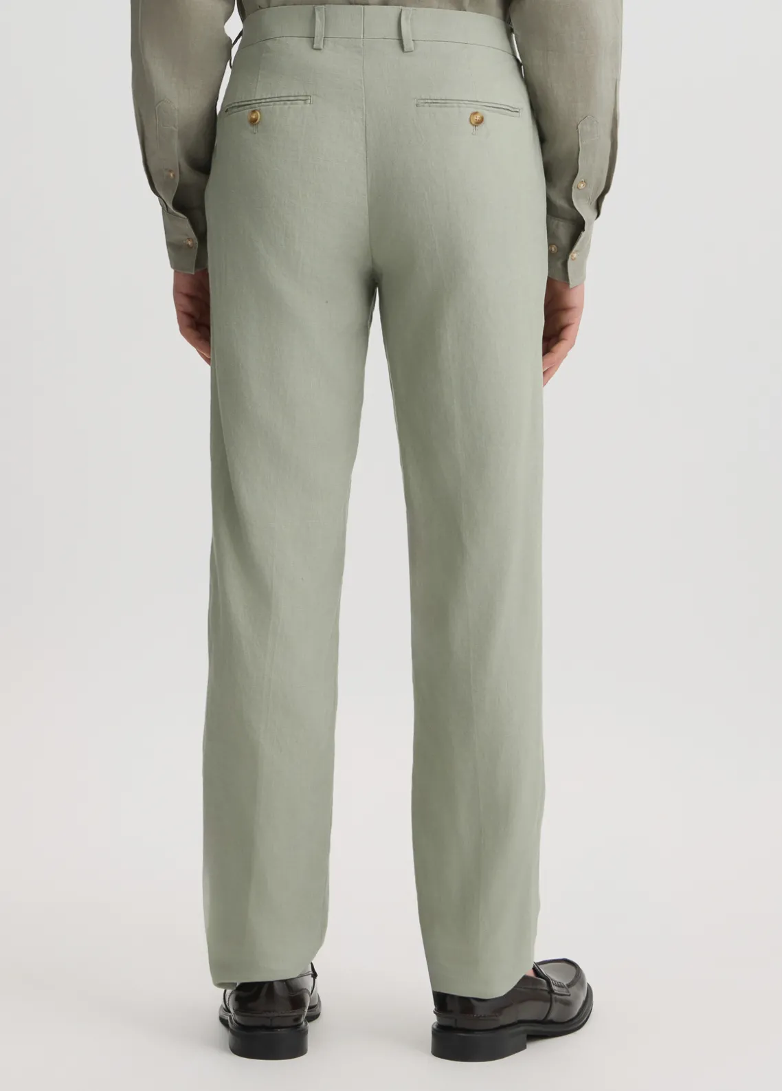 Liu Jo Pantalón 100% lino-Hombre Pantalones