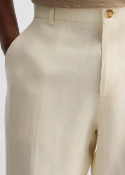 Liu Jo Pantalón 100% lino-Hombre Pantalones