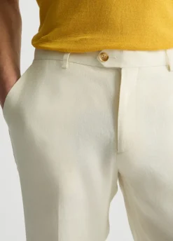 Liu Jo Pantalón 100% lino-Hombre Pantalones