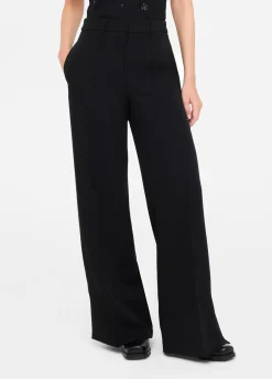 Liu Jo Pantalón acampanado con aberturas-Mujer Pantalones
