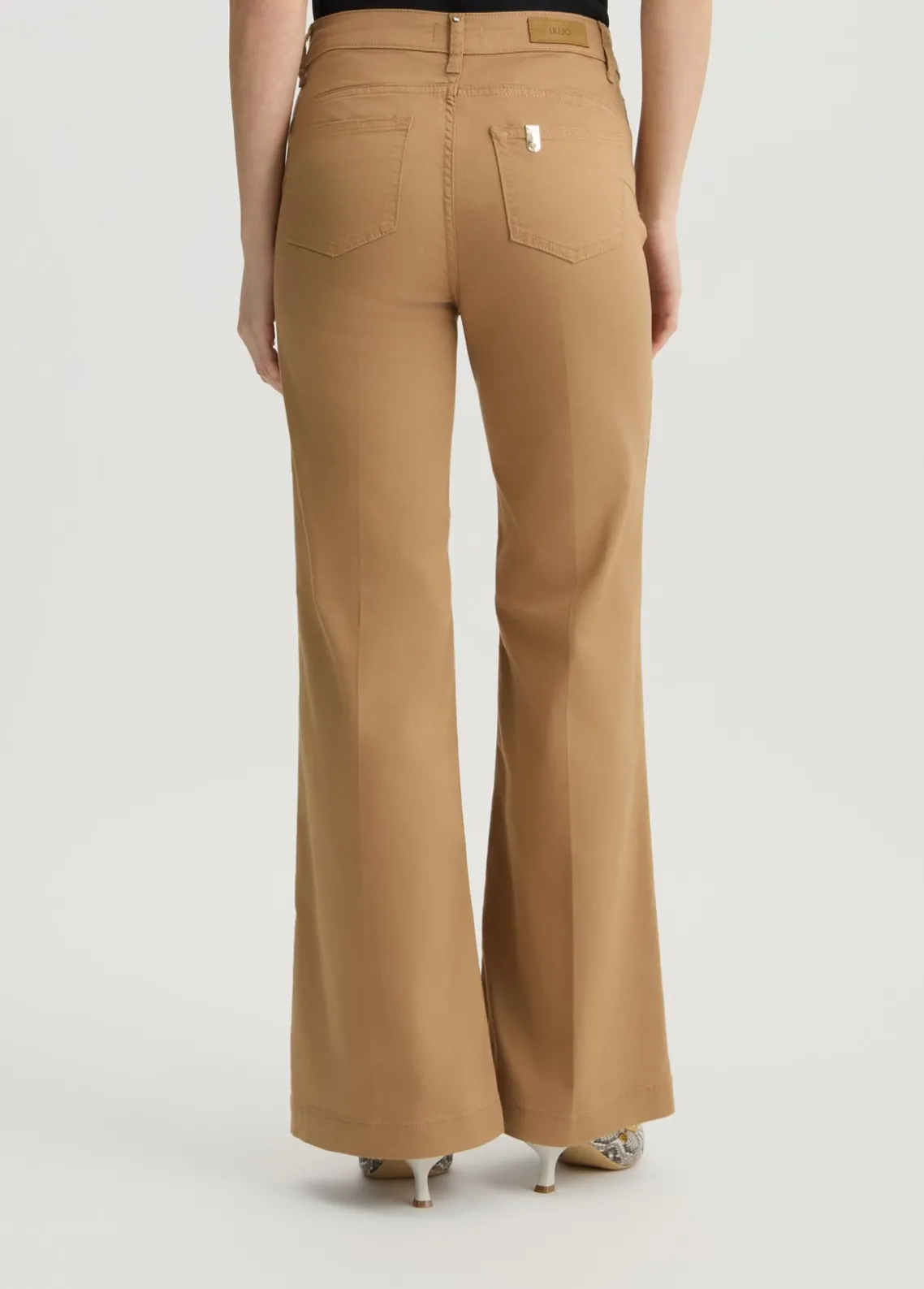 Liu Jo Pantalón acampanado con botones-Mujer Pantalones