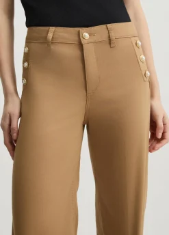 Liu Jo Pantalón acampanado con botones-Mujer Pantalones