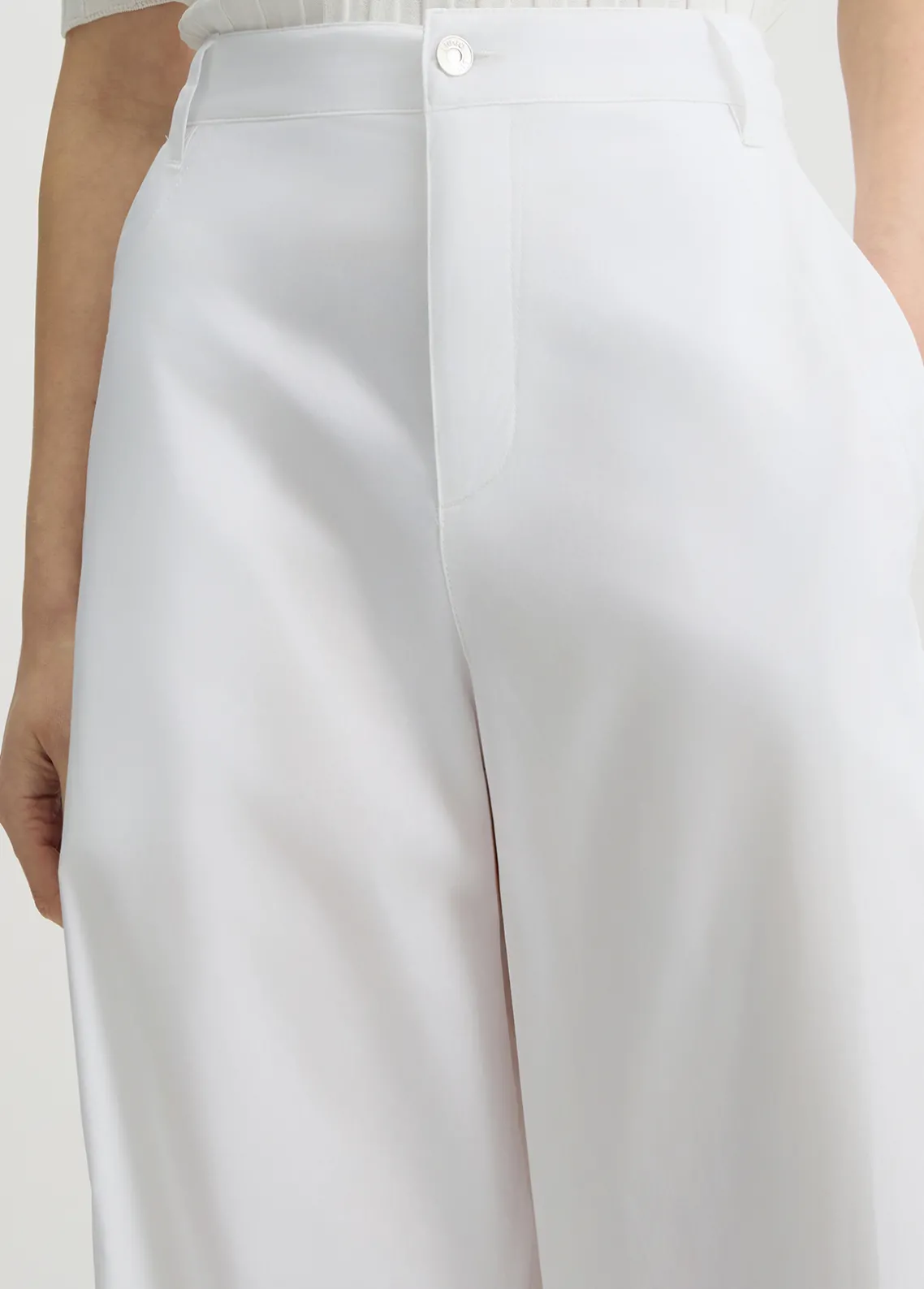 Liu Jo Pantalón acampanado de algodón-Mujer Pantalones