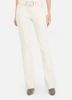 Liu Jo Pantalón acampanado de bull de algodón-Mujer Pantalones