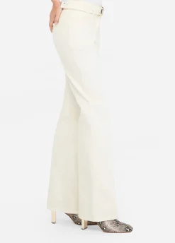 Liu Jo Pantalón acampanado de bull de algodón-Mujer Pantalones