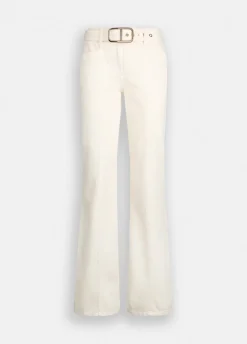 Liu Jo Pantalón acampanado de bull de algodón-Mujer Pantalones