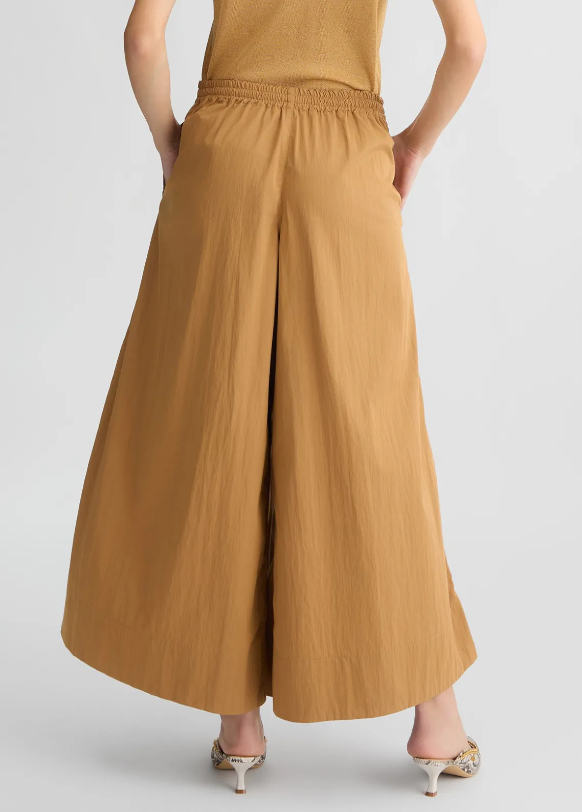 Liu Jo Pantalón acampanado de nailon-Mujer Pantalones