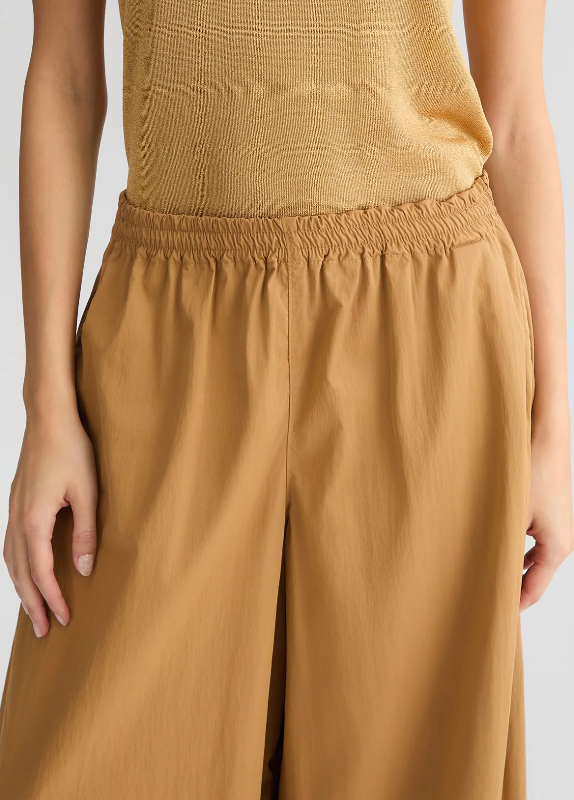 Liu Jo Pantalón acampanado de nailon-Mujer Pantalones