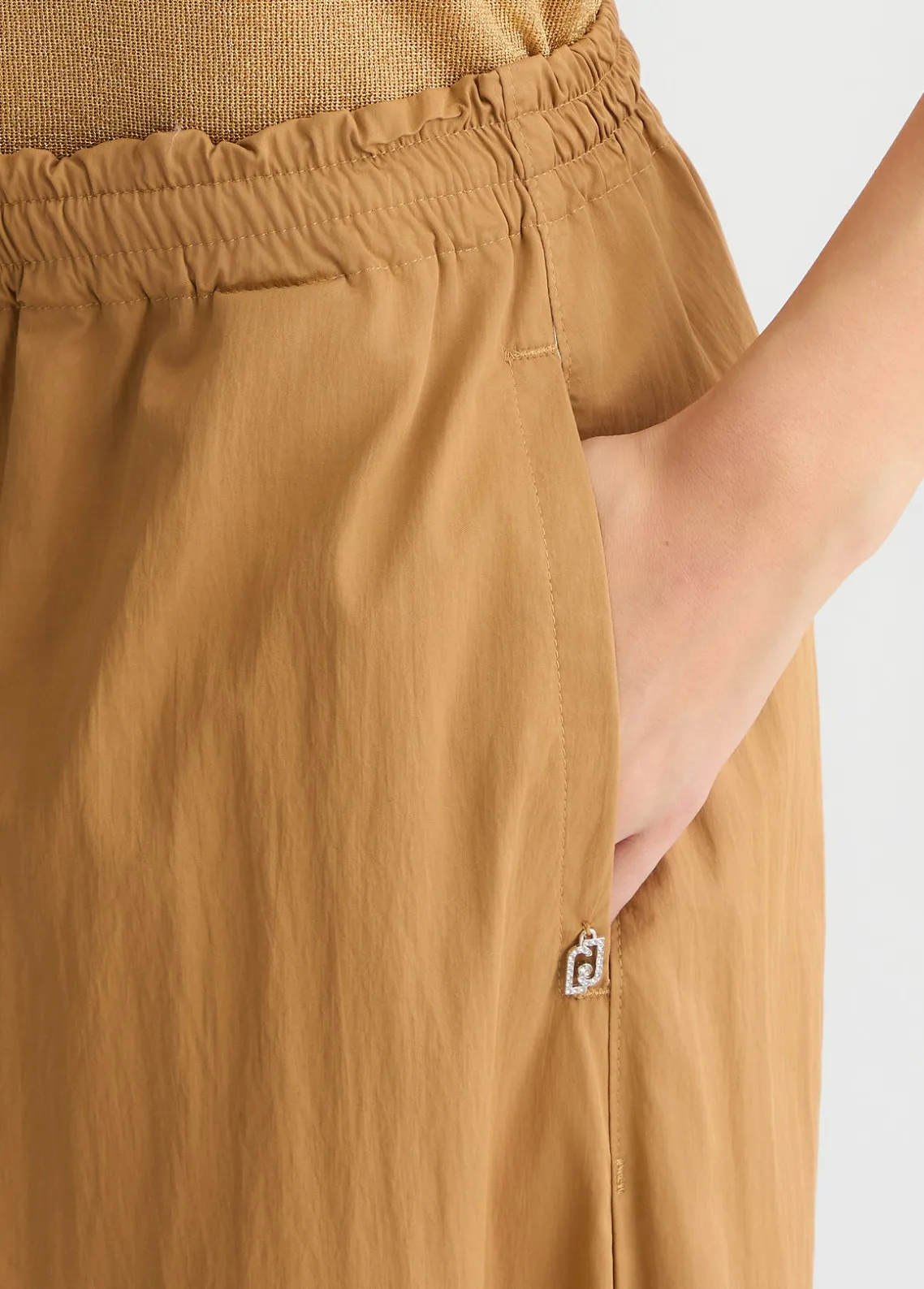 Liu Jo Pantalón acampanado de nailon-Mujer Pantalones
