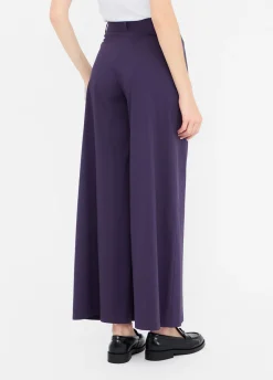 Liu Jo Pantalón acampanado de popelina-Mujer Pantalones