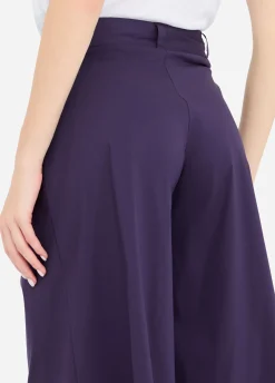 Liu Jo Pantalón acampanado de popelina-Mujer Pantalones