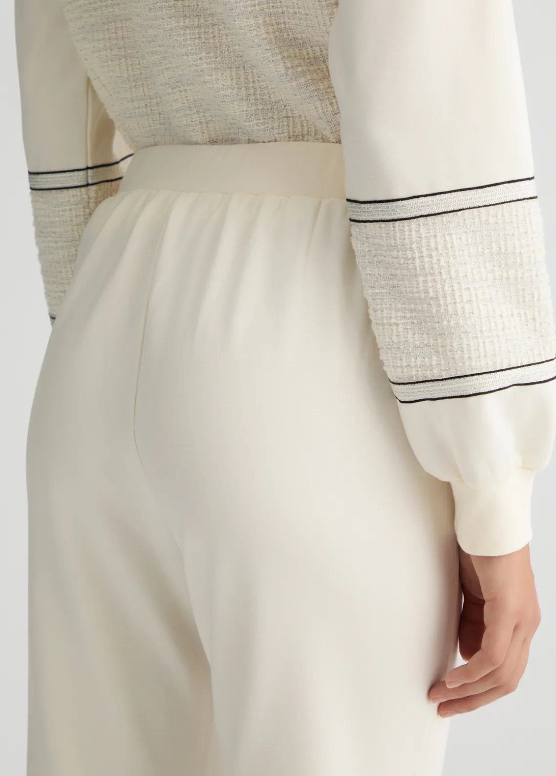 Liu Jo Pantalón acampanado de punto-Mujer Ropa Deportiva|Pantalones