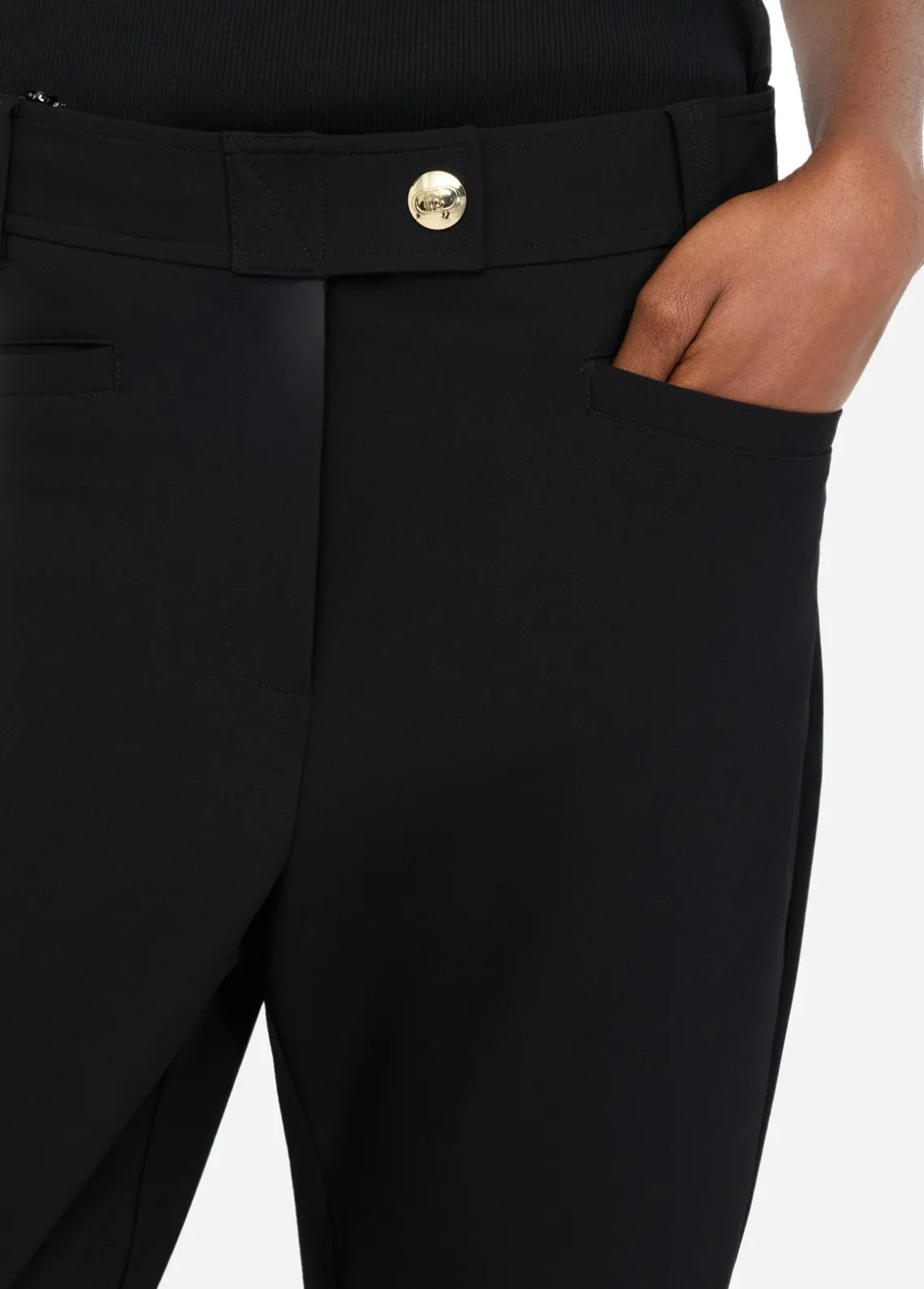 Liu Jo Pantalón acampanado de talle alto-Mujer Ropa Deportiva|Pantalones