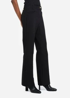 Liu Jo Pantalón acampanado de talle alto-Mujer Ropa Deportiva|Pantalones