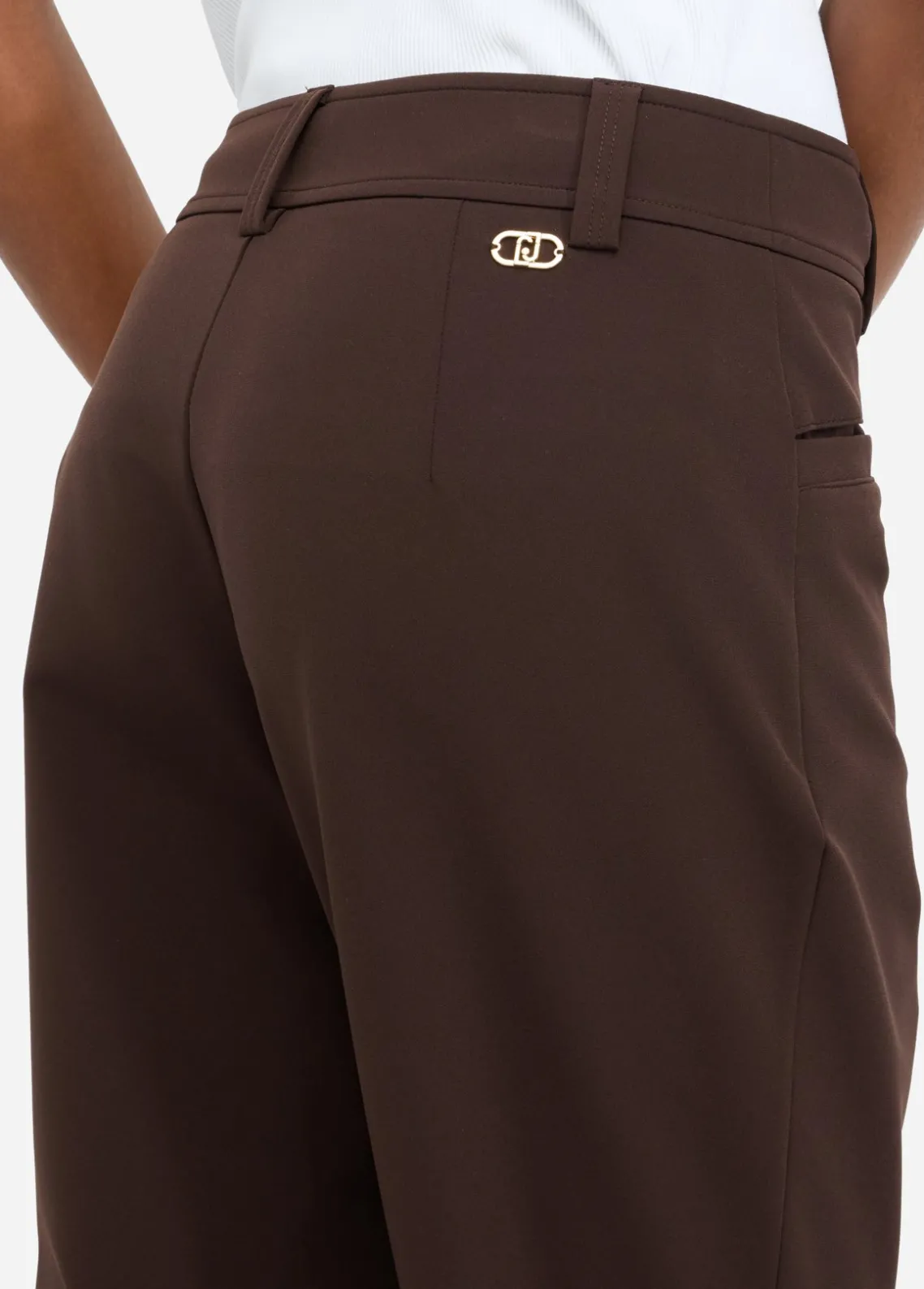 Liu Jo Pantalón acampanado de talle alto-Mujer Ropa Deportiva|Pantalones